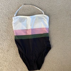 Kate Spade bandeau one piece bathing-suit